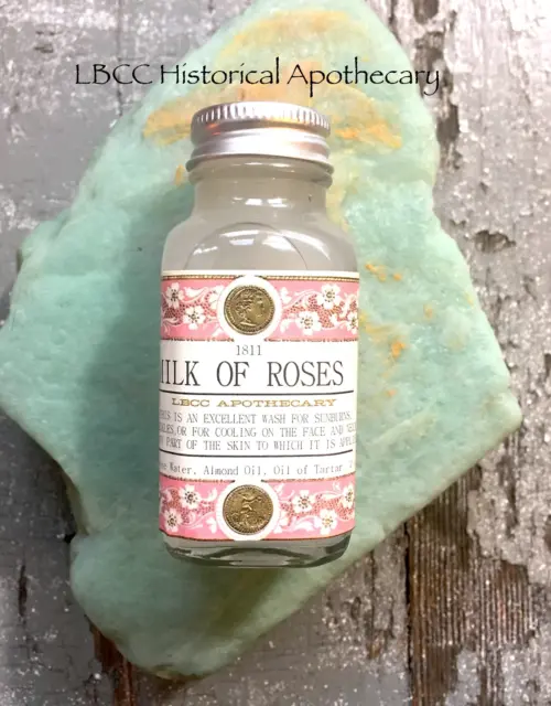 VEGAN Milk Of Roses ~ 1811 Jane Austen & Popular Beauty ~ Regency Natural Toner ~ Rose Skin Toner ~ Rose Facial Moisturizer